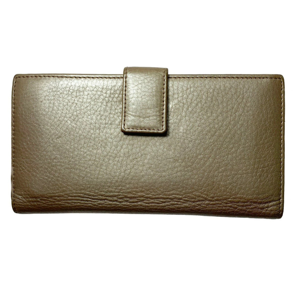 GUCCI Long Wallet Studded Interlocking GG Beige - Picture 2 of 6